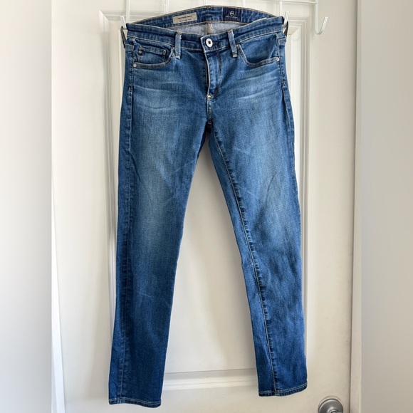 AG Adriano Goldschmied Blue Straight Leg Jeans - Picture 1 of 6